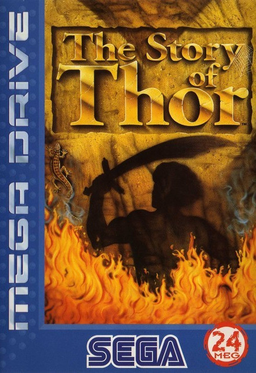 The Story of Thor box art for Sega Mega Drive